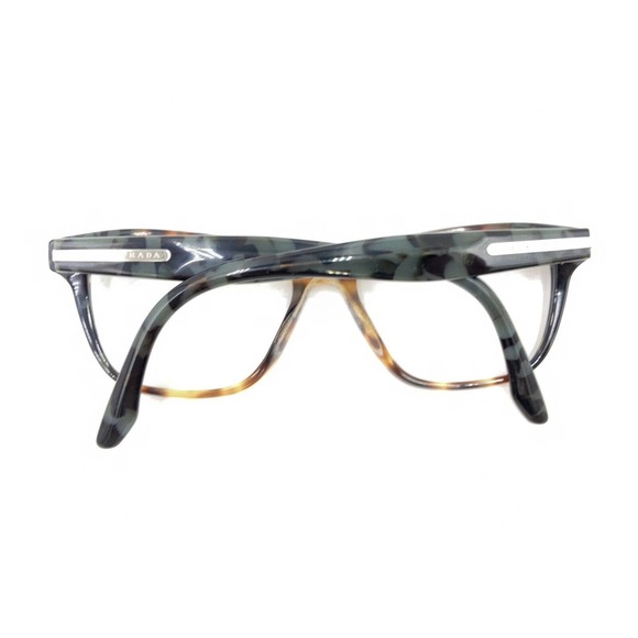 Prada VPR 04T U6M-1O1 Tortoise Brown Gray Eyeglasses Frames 52-16 140 Italy - Picture 11 of 12